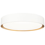 Kawan Ceiling Light - Matte White / Modern Gold / Frosted