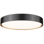 Kawan Ceiling Light - Matte Black / Modern Gold / Frosted