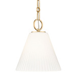 Alaric Pendant - Modern Gold / White