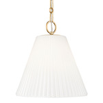 Alaric Pendant - Modern Gold / White