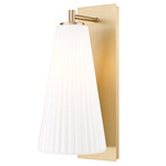 Farrell Wall Sconce - Modern Gold / White