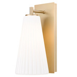 Farrell Wall Sconce - Modern Gold / White