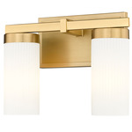 Danica Bathroom Vanity Light - Modern Gold / White