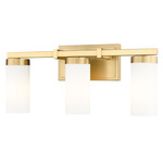 Danica Bathroom Vanity Light - Modern Gold / White