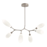 Fiori Modern Branch Chandelier - Beige Silver / Fiori White