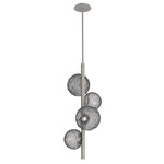 Gaia Twisted Vine Chandelier - Beige Silver / Smoke