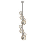 Gaia Twisted Vine Chandelier - Beige Silver / Amber