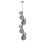 Gaia Twisted Vine Chandelier - Beige Silver / Smoke