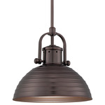 Dome Pendant - Overstock - Harvard Court Bronze