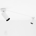 Trick Track Adjustable Ceiling Light / Track - Overstock - Matte White