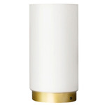 Bugia Portable Table Lamp - Overstock - Matte Gold / Matte White