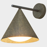 Cone Wall Sconce - Overstock - Antique Brass