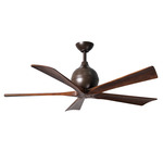 Irene Ceiling Fan - Textured Bronze / Walnut Tone