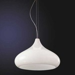 Chestnut Pendant - Chrome / White