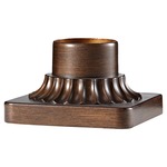 Square Pier Mount - Heritage Bronze