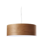 Gea Pendant - Discontinued Model - Brushed Nickel / Natural Cherry