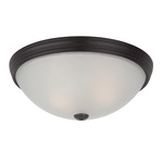 780 Flush Mount - English Bronze / White