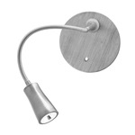 Epiphanie LED Gooseneck Wall - Brushed Steel