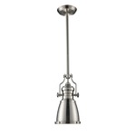 Chadwick Monochrome Mini Pendant - Satin Nickel