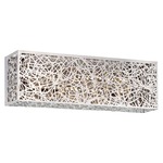 Hidden Gems LED Bath Bar - Chrome / Crystal