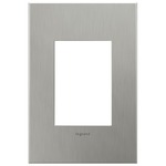 Adorne Metal 1-Gang Plus Size Wall Plate - Brushed Stainless Steel