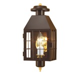 American Heritage Outdoor Wall Sconce - Bronze / Clear