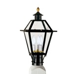 Lexington Outdoor Post Mount - Black / Clear