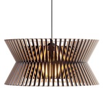 Kontro 6000 Pendant - Black / Black Laminated Birch