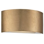 Vermeil Wall Light - Gold Leaf / Clear Seedy