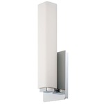 Vogue Wall Sconce - Chrome / Opal