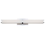 Vogue Bathroom Vanity Light - Chrome / Opal