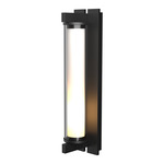 Fuse Outdoor Wall Sconce - Coastal Black / Clear / Opal