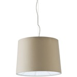 Velvet Acoustic Pendant - White / Ivory White Shade/ White Diffuser