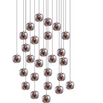 Cubie Multi Light Pendant - Chrome / Smoke