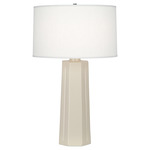 Mason Table Lamp - Bone / Oyster Linen