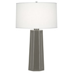 Mason Table Lamp - Ash / Oyster Linen