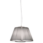 Florinda Chandelier - Light Grey Plisse