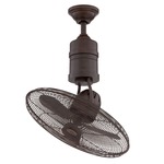 Bellows III Ceiling Fan - Aged Bronze