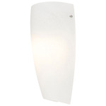 Daphne Wall Sconce with Knobs - Brushed Steel / Alabaster 