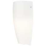 Daphne Wall Sconce with Knobs - Brushed Steel / Opal