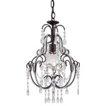 3123 Chandelier - Taylor Bronze / Crystal