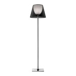 KTribe F2 Floor Lamp - Polished Chrome / Fumee