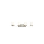 Hendrik Bath Bar - Brushed Nickel / Opal