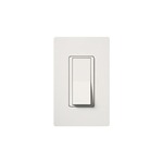 Claro 4-Way Switch with Locator Light - Satin Snow