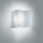 Logico Mini Single Wall Sconce - Gray / White