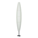 Havana Outdoor Floor Lamp - Aluminum / White