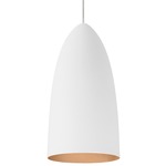 Mini-Signal Monopoint Pendant - White / Copper