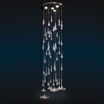 Ferro Suspension - Chrome / Transparent Crystal