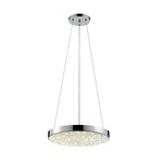 Dazzle Pendant - Polished Chrome / Clear