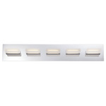 Olson LED Bathroom Vanity Light - Chrome / Frosted